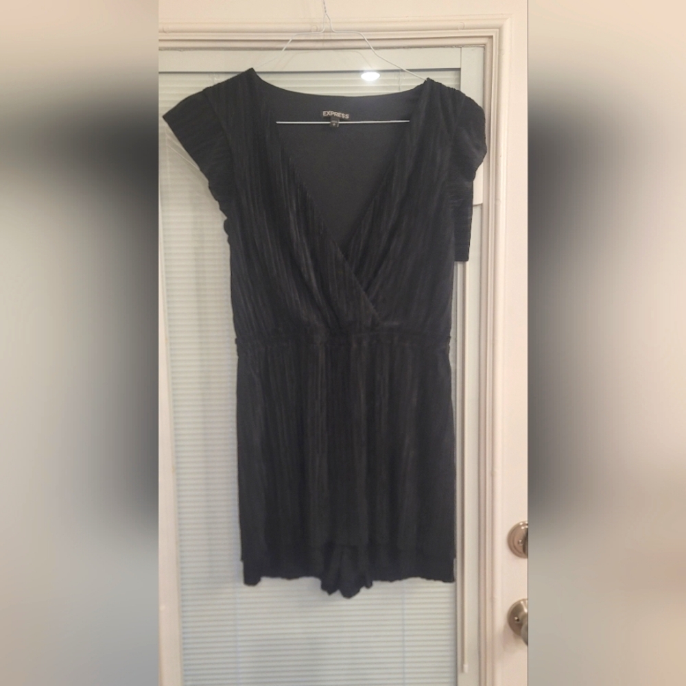 NWOT Express Romper Medium Black